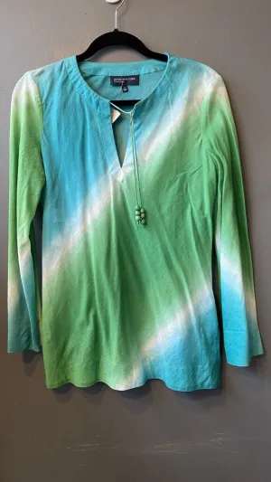 Dip Dyed Tassel Tunic Top