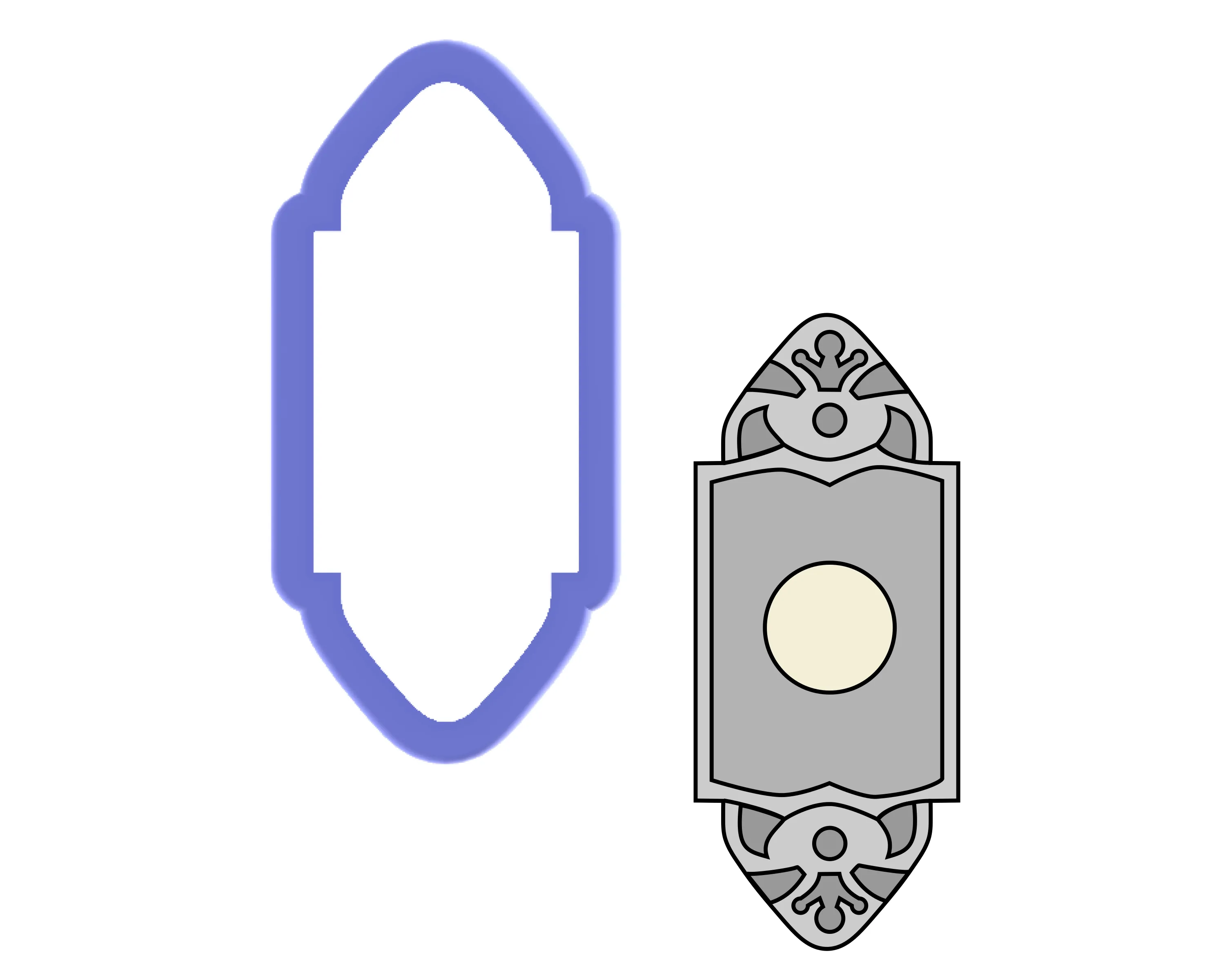 Door Bell Cookie Cutter