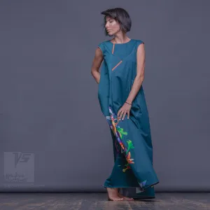 Dress "Atlantis" model "EC" Emerald Cosmic