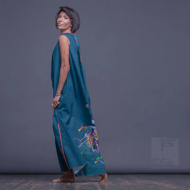 Dress "Atlantis" model "EC" Emerald Cosmic