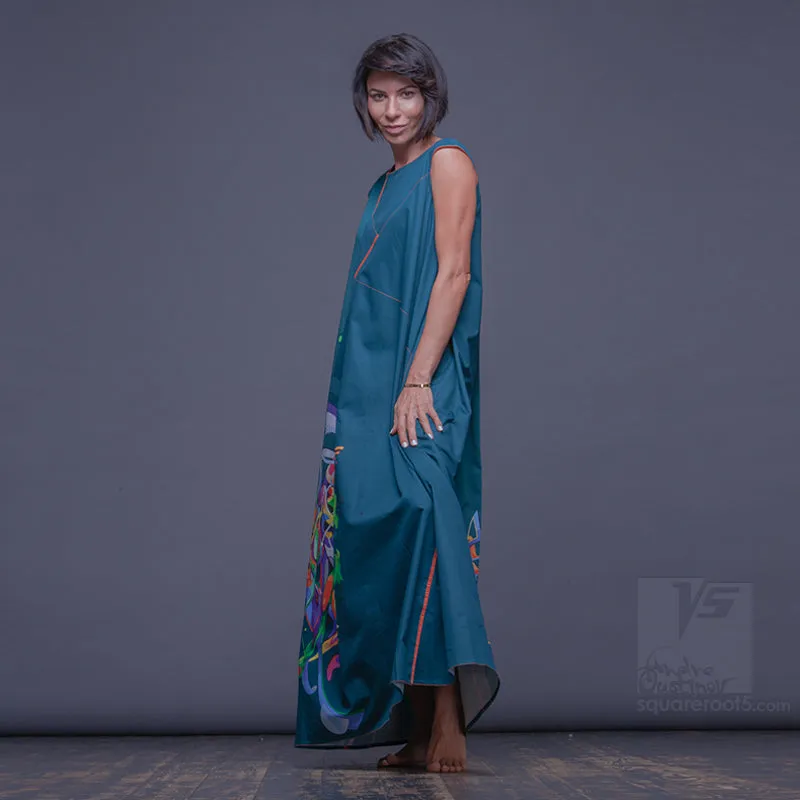 Dress "Atlantis" model "EC" Emerald Cosmic