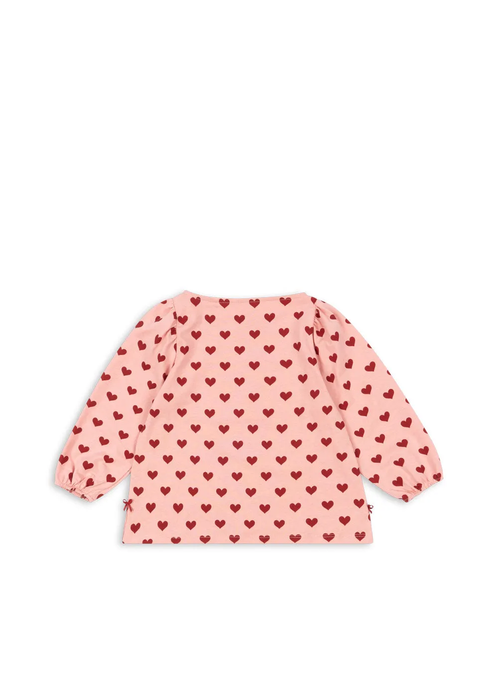 DREY SLIT BLOUSE GOTS - amour rouge