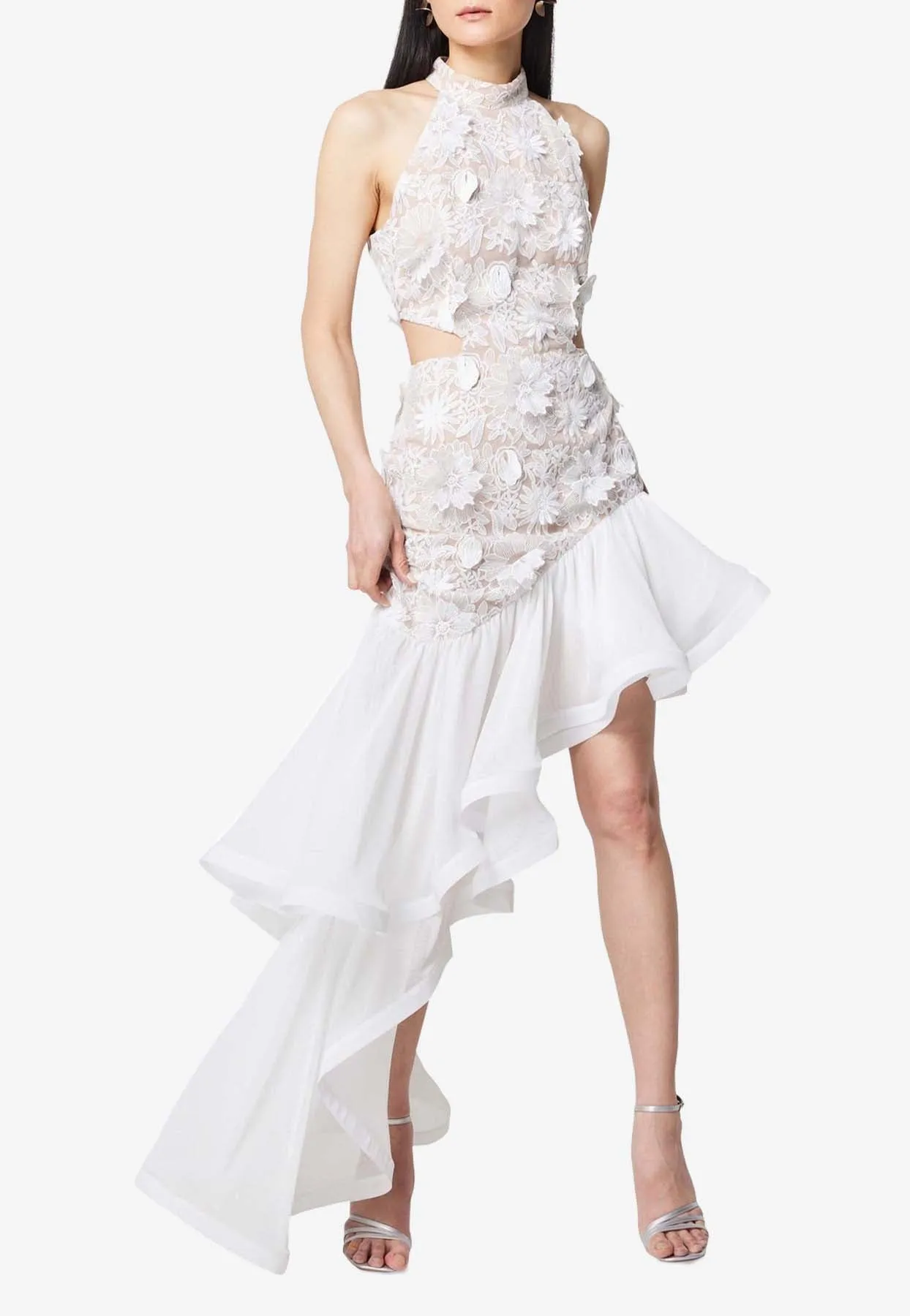 Dubrovnik Asymmetric Maxi Dress