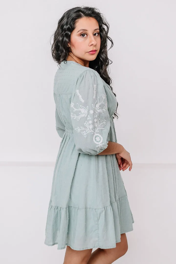 Ella Dot Tassel Mini Dress