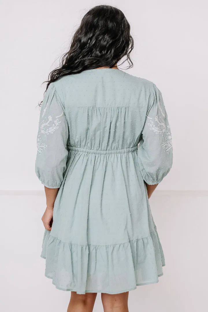 Ella Dot Tassel Mini Dress