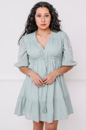 Ella Dot Tassel Mini Dress