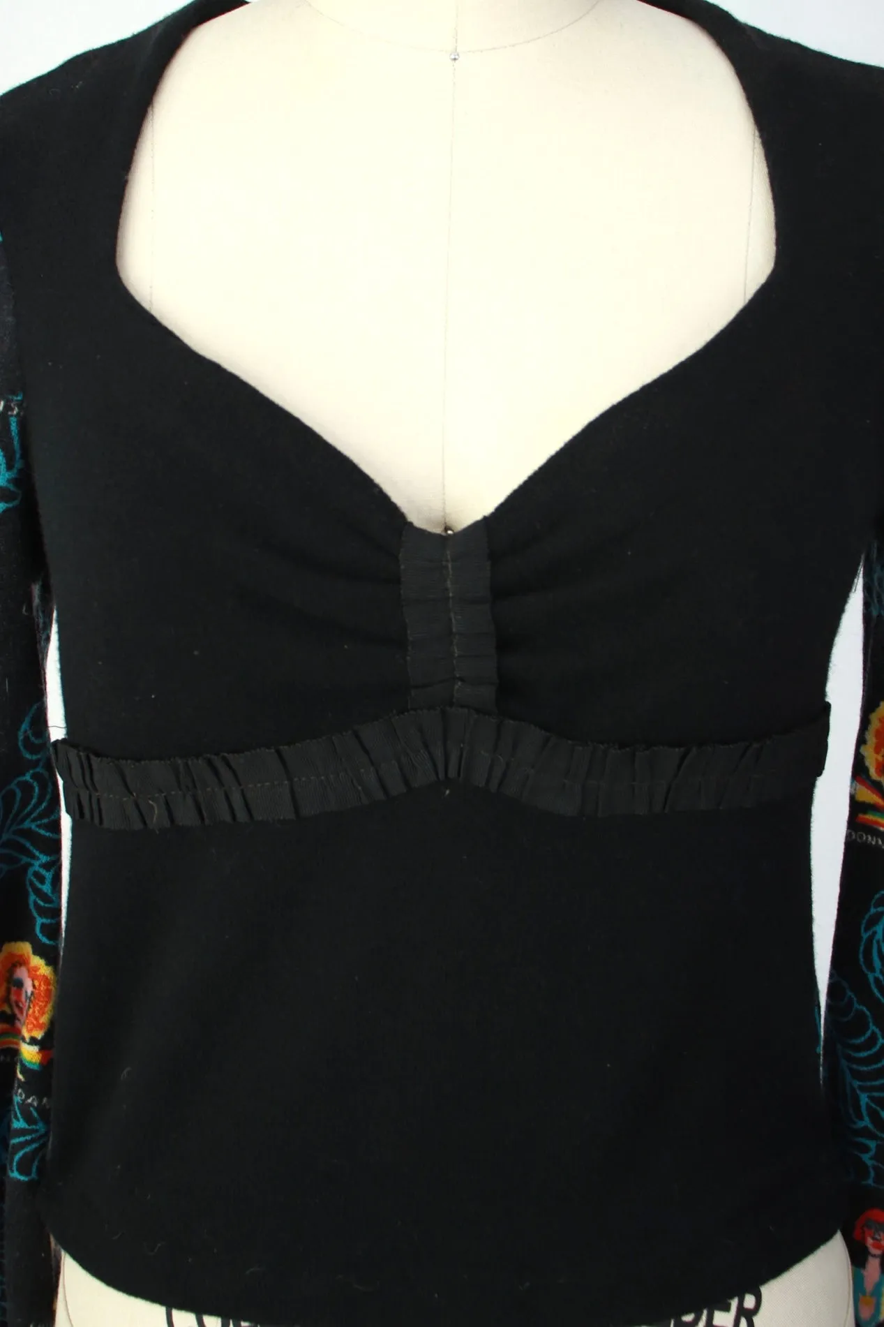 Emanuel Ungaro Wool Fashion Icons Top