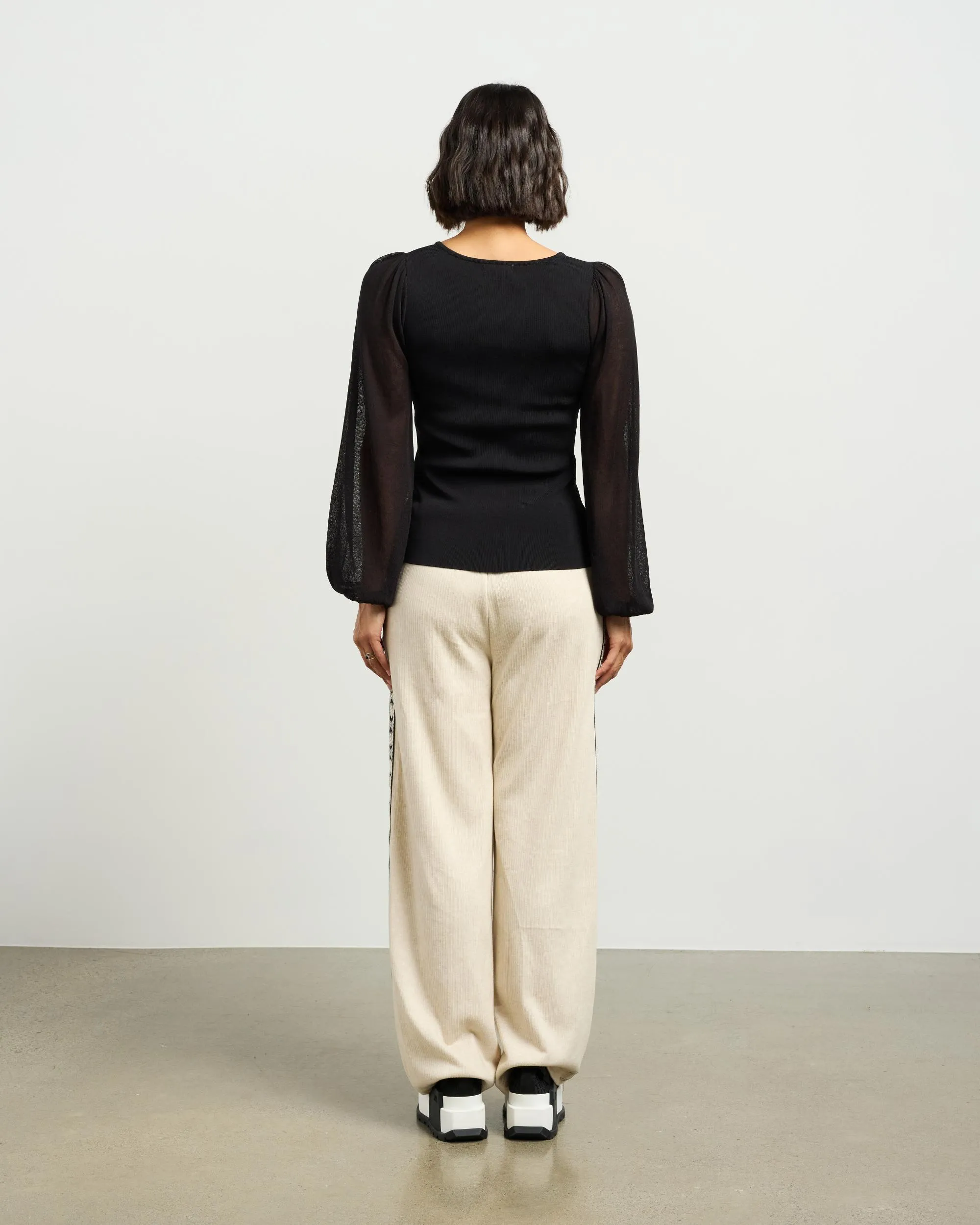 et alia Lucy Knit Top - Black