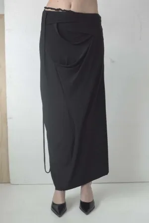 Fallo Long Skirt Black