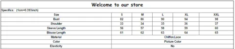 Fashion Ladies OL Chiffon Lace Shirts Long Sleeve Beading Blouses Tops Women's Plus Size Clothing