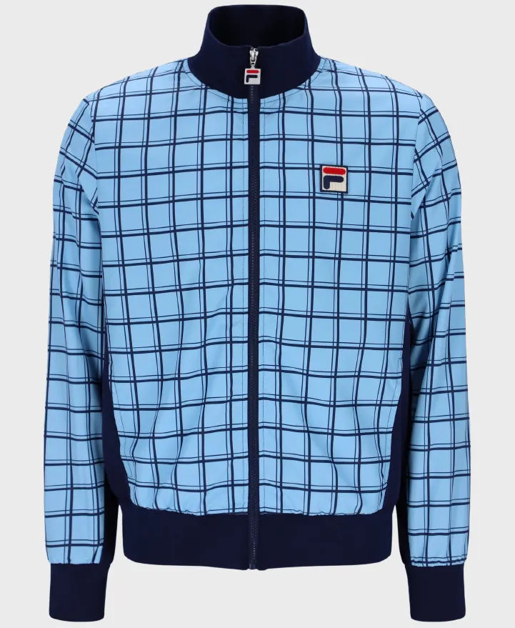 Fila Morgan Check Jacket Navy/Blue Bell