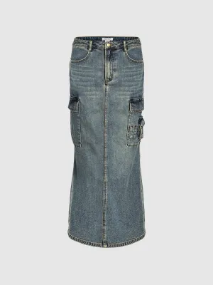 Fishtail Skirts Denim Skirts