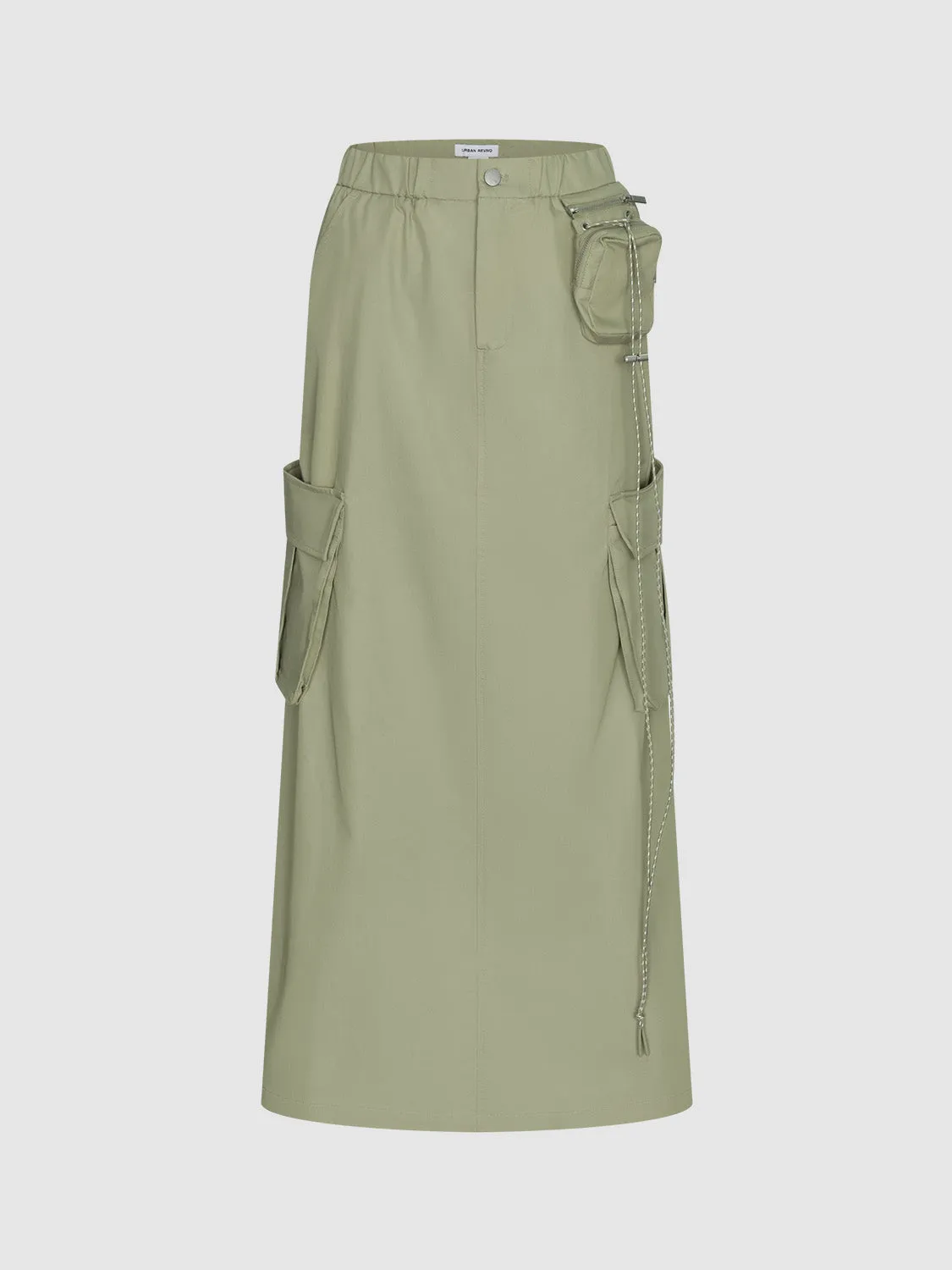 Flap Pocket Fishtail Skirts