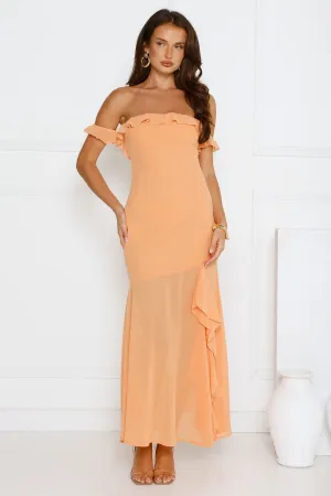 Flirt With Style Maxi Dress Orange