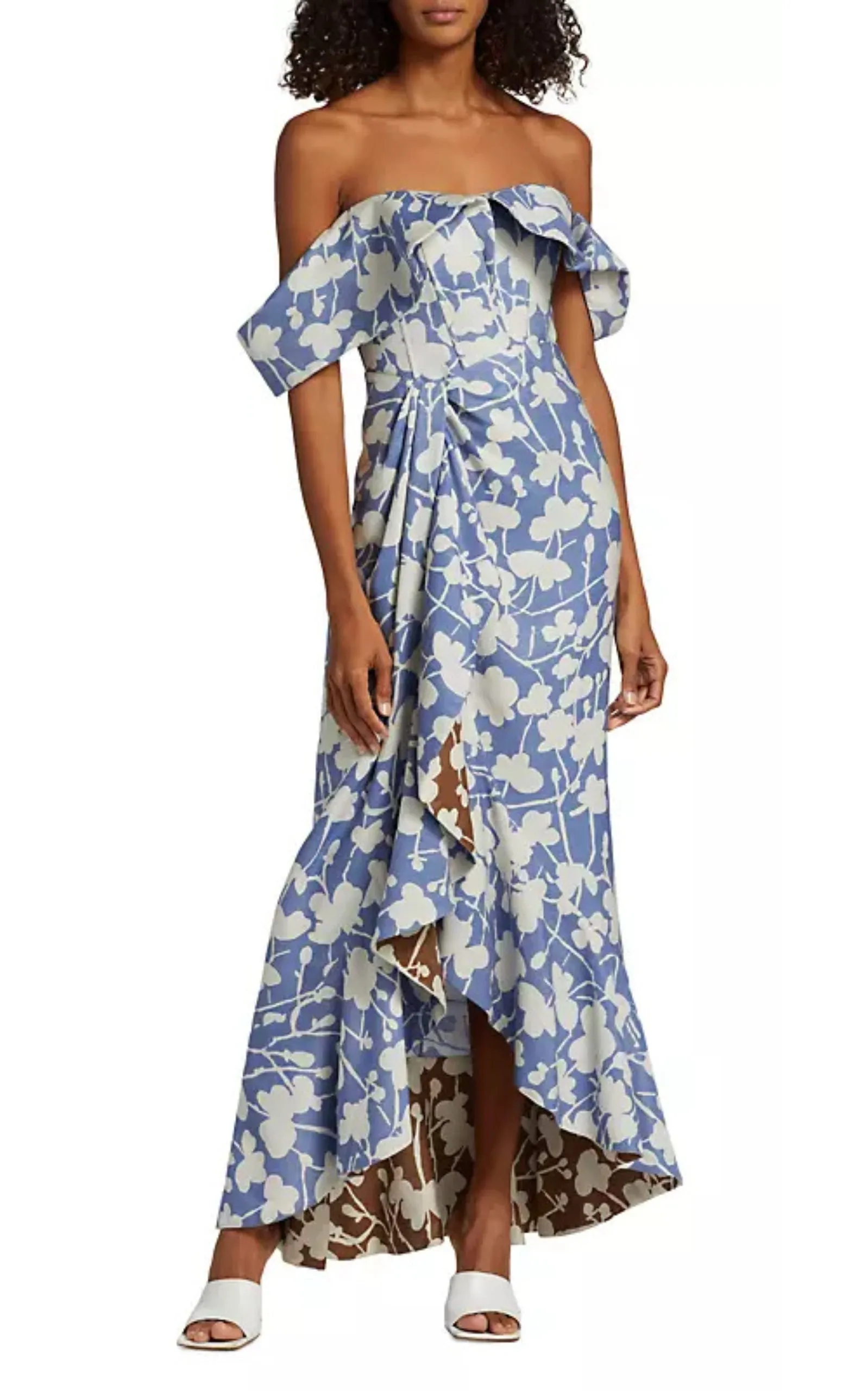 Floral Off The Shoulder Dress