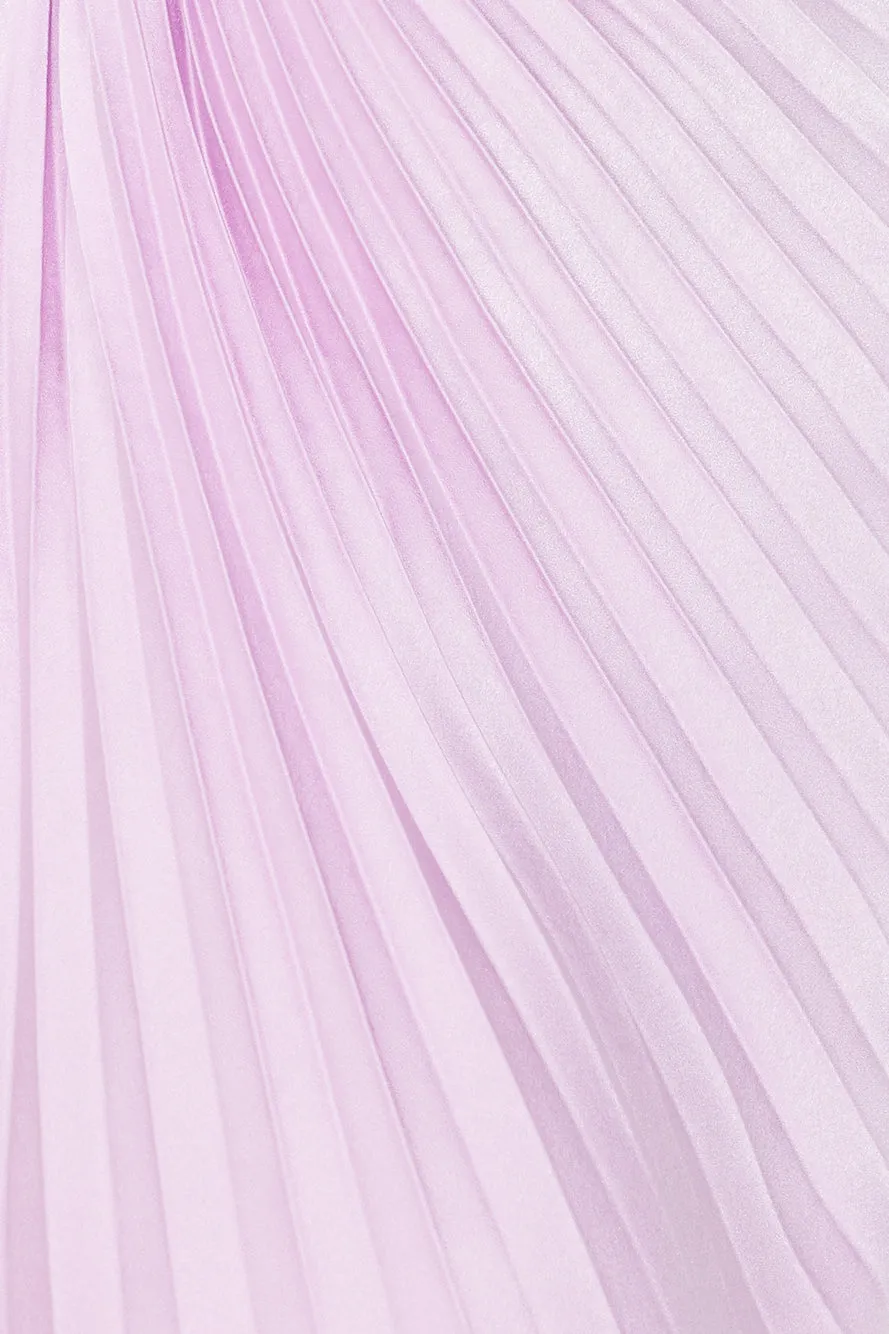 Full Of Wonder One Shoulder Mini Dress Lilac