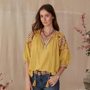 Geometric Salma Blouse
