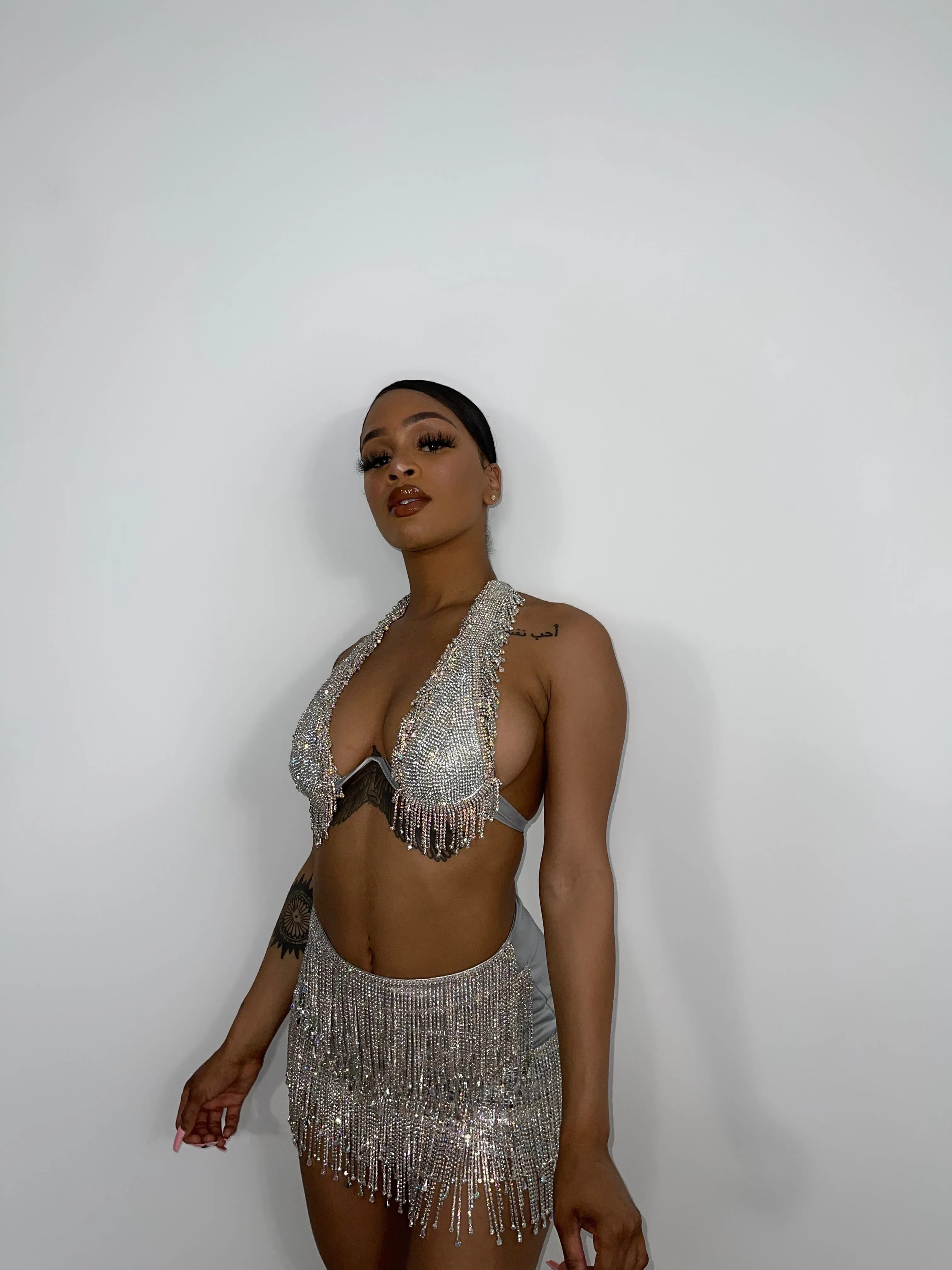 Glist Skirt Silver