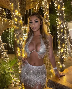 Glist Skirt Silver