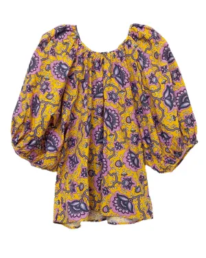 Gold Lotus Rowan Top