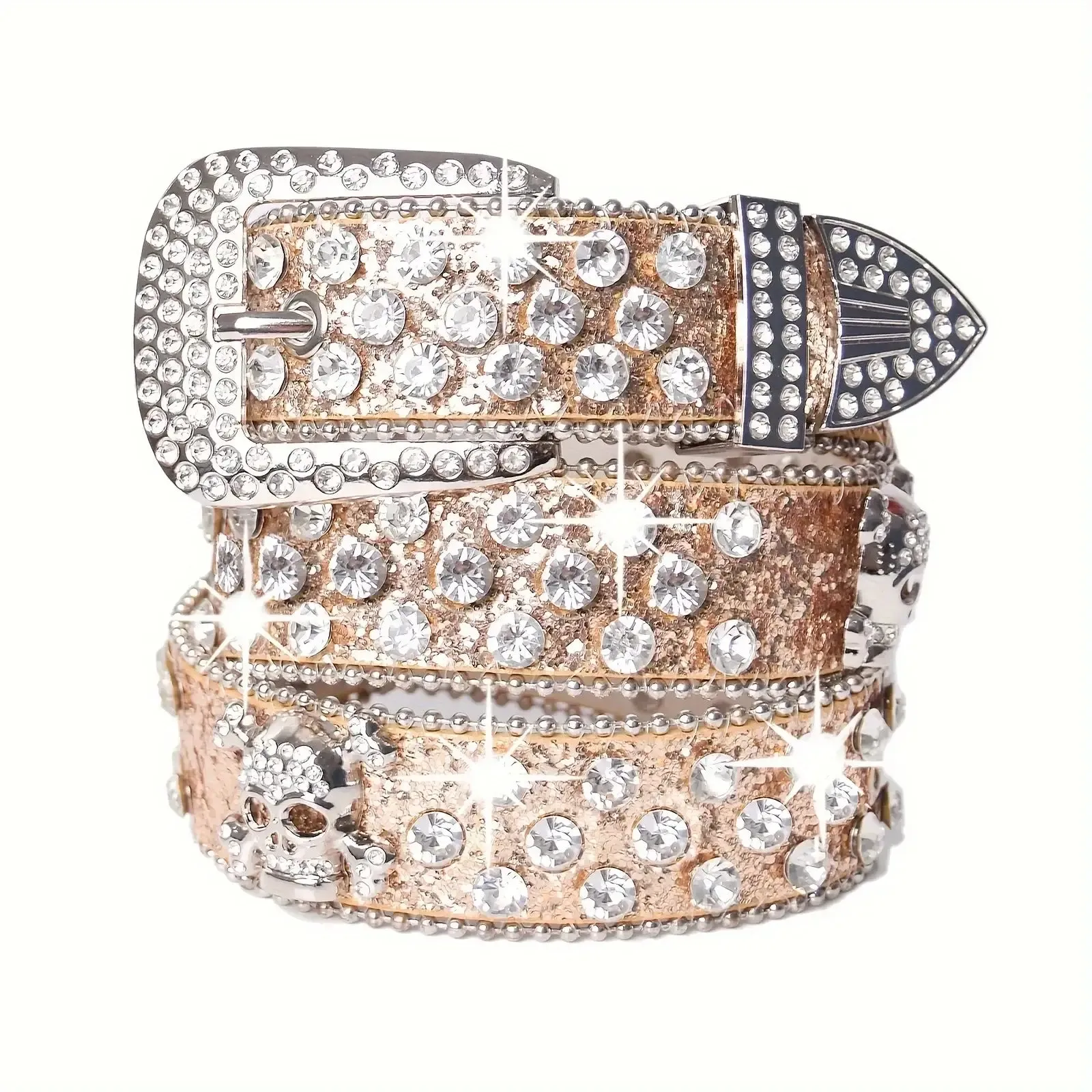 Gold Skull Belt