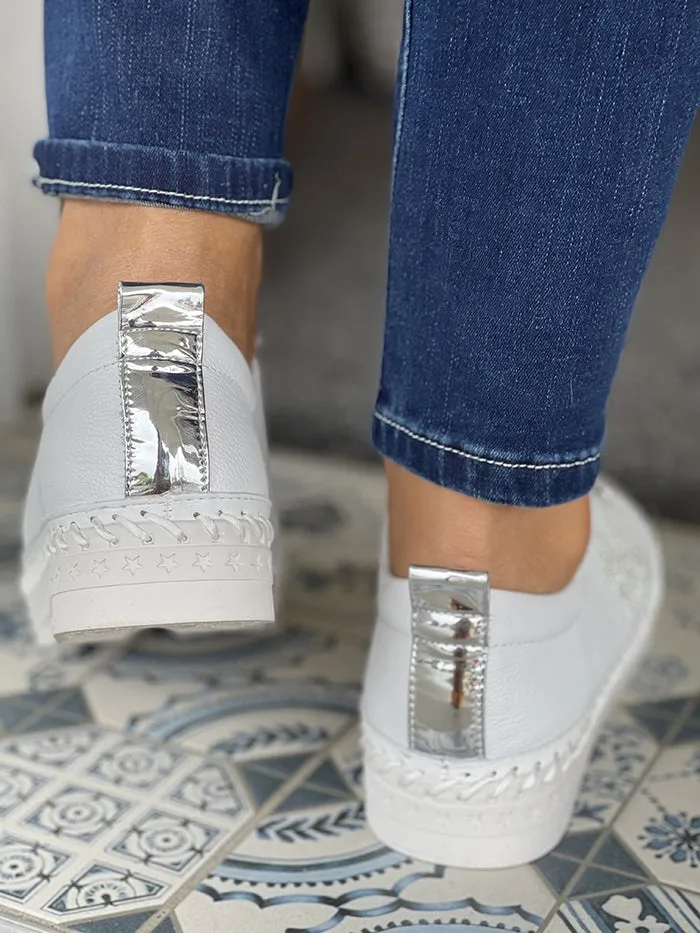 Heartbreaker Sneakers - Silver
