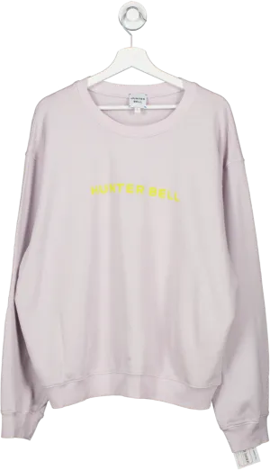 Hunter Bell Purple Lilac Sweatshirt UK L