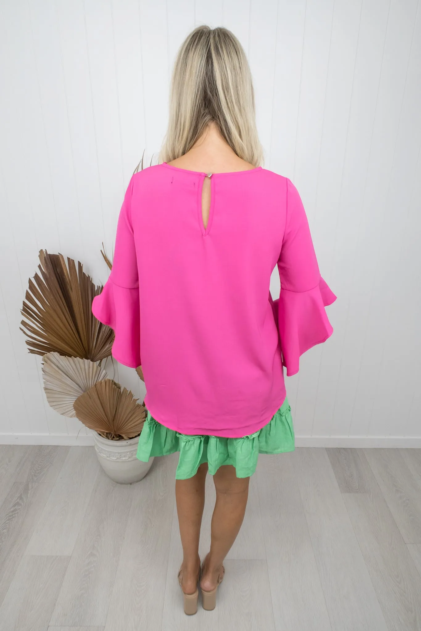 Jada Top -Hot pink