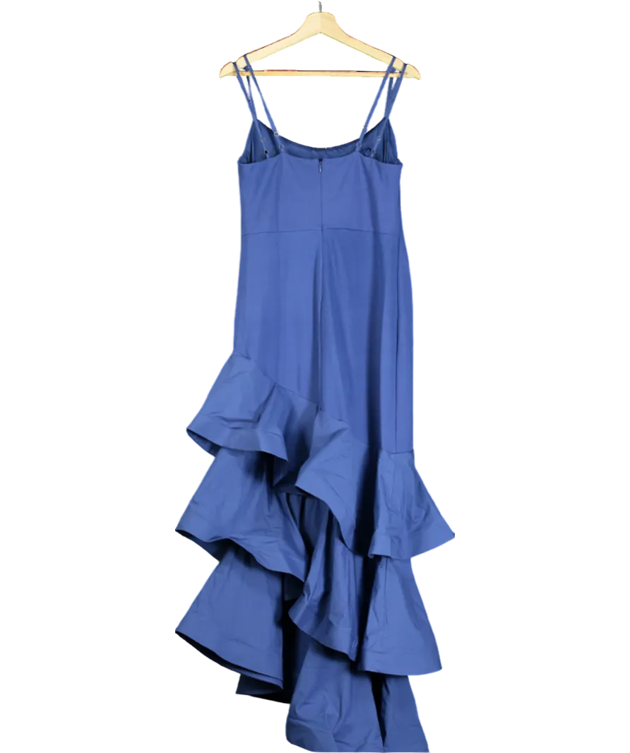 Karen Millen Chest Cutout Blue Dress UK 12