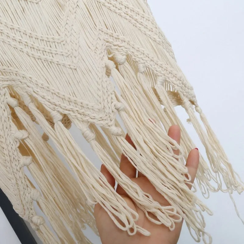 Knitted Tassel Top - 4 colours