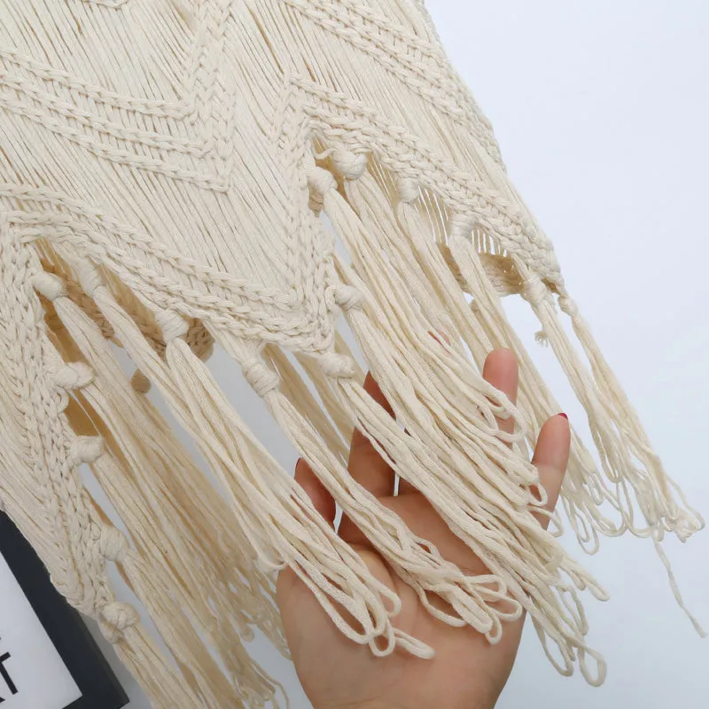 Knitted Tassel Top - 4 colours
