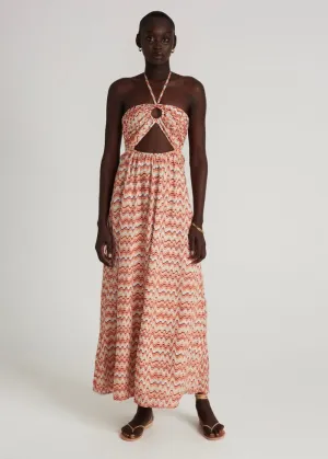 La Costa Maxi Dress (Vadella Print Dusk)