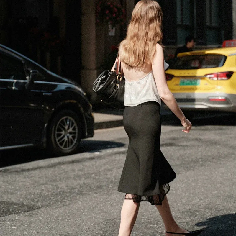 Lace Fishtail Skirt