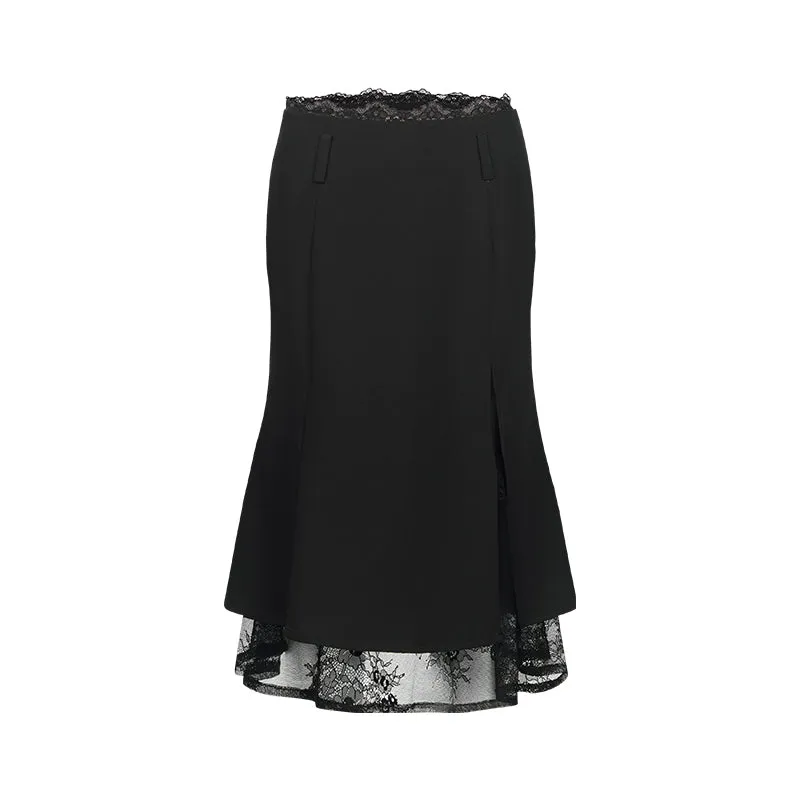 Lace Fishtail Skirt