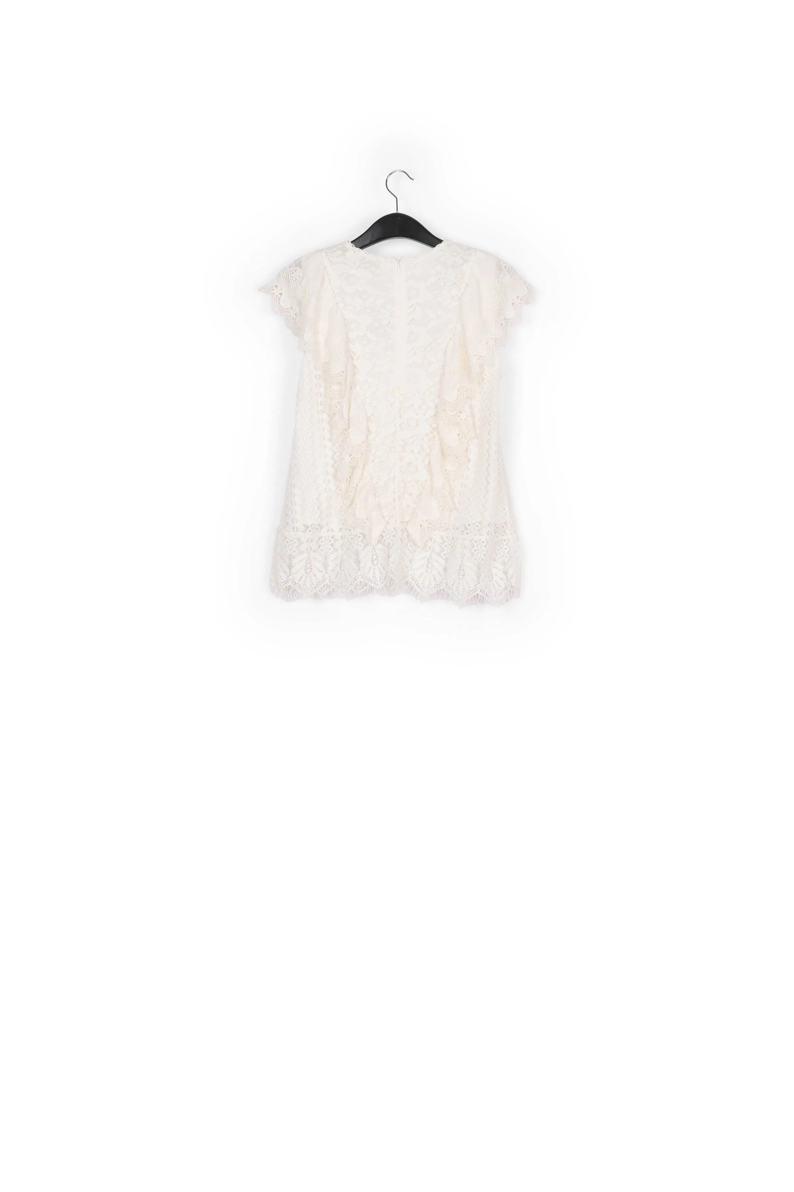 Lace patchwork top
