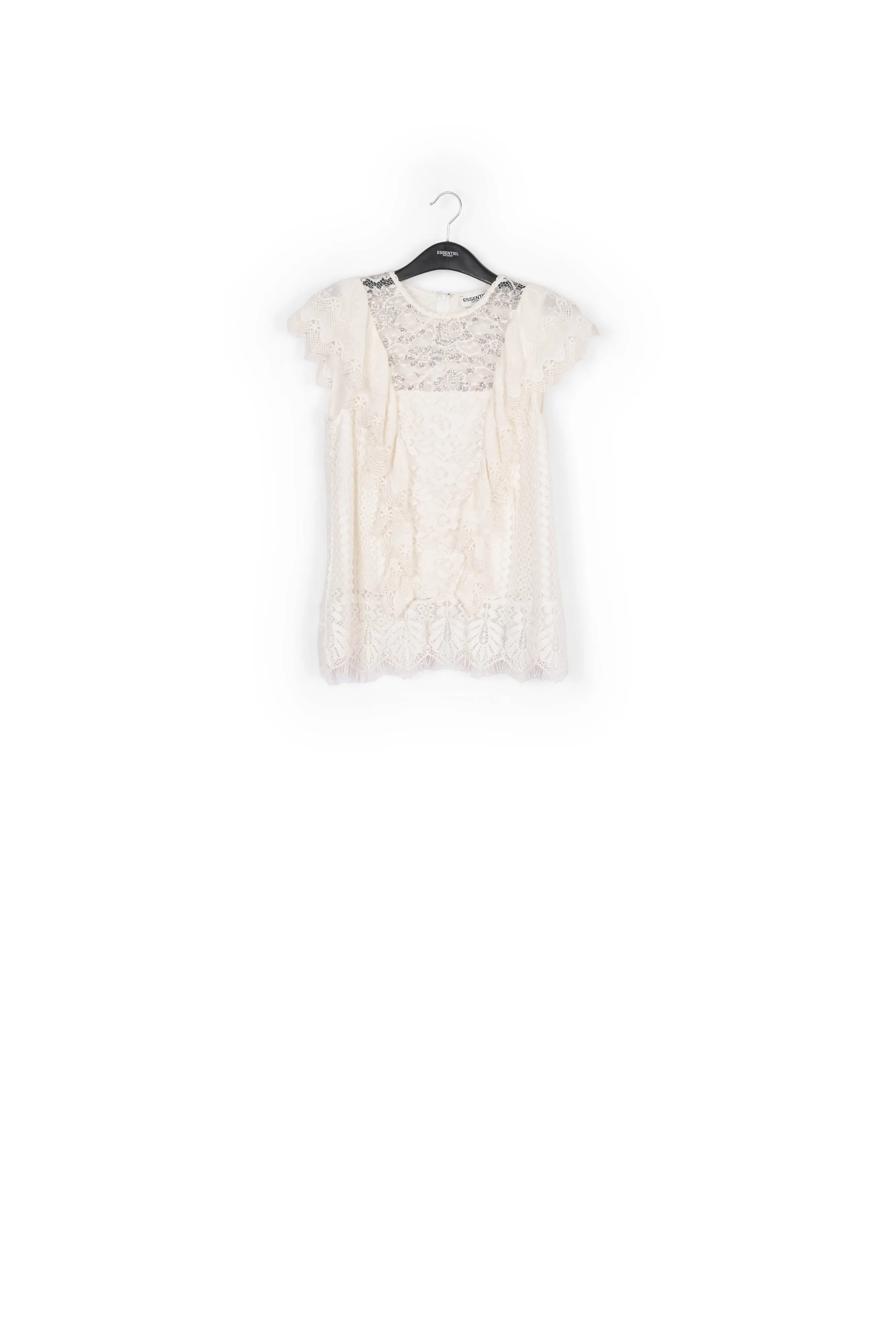 Lace patchwork top