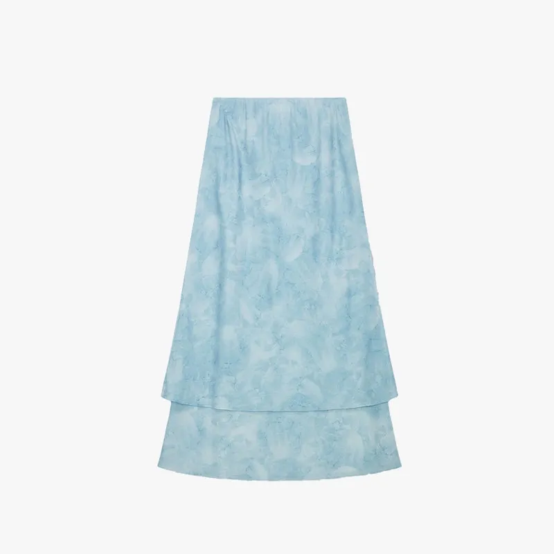Layered Summer Maxi Skirt