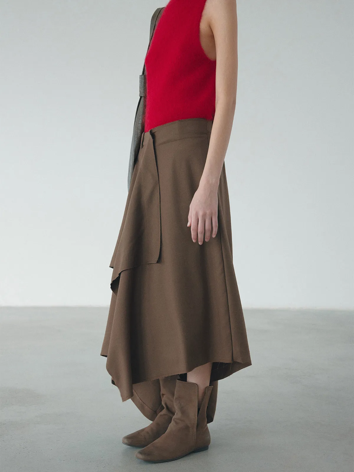 Leslie Wrapfall Skirt