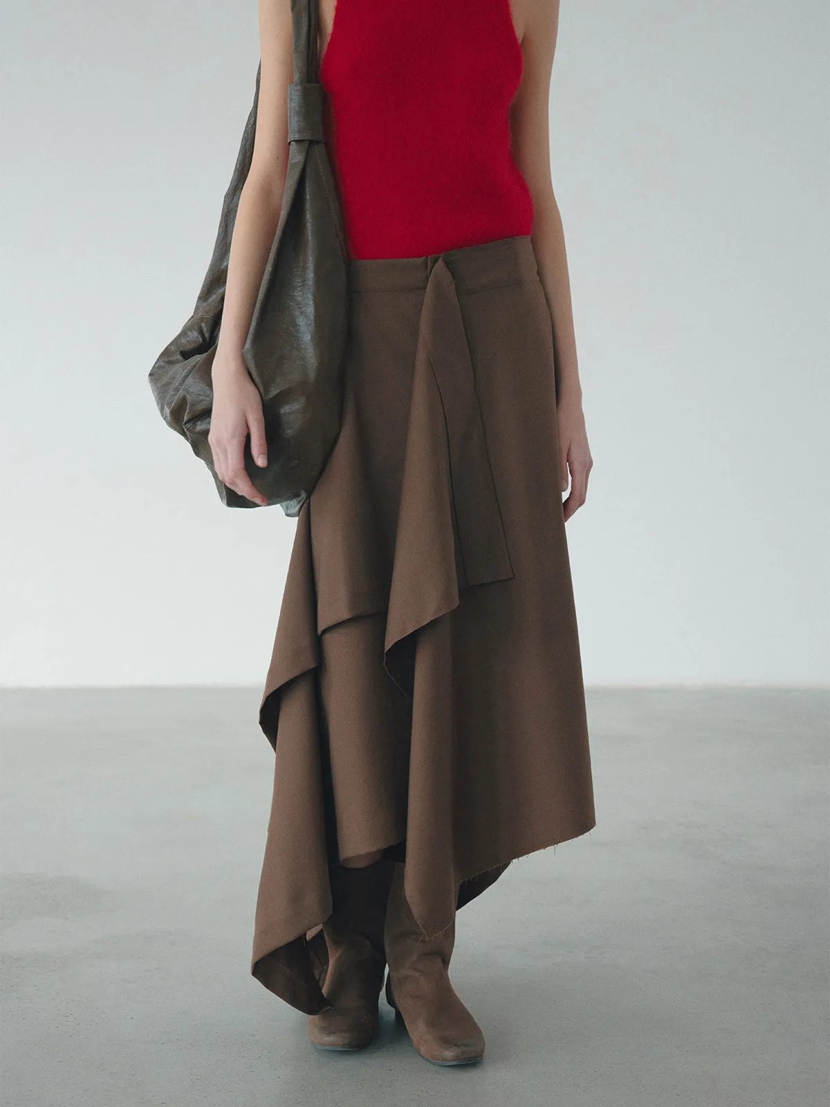 Leslie Wrapfall Skirt