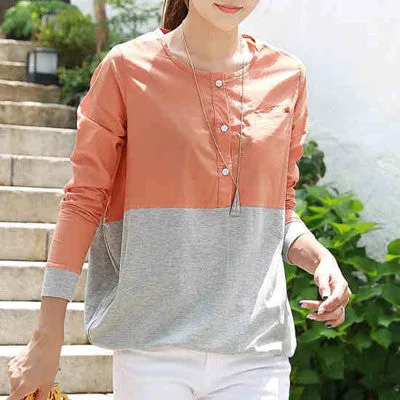 Long Sleeve Shirts Women Tops And Blouses Fashion Vintage Clothes