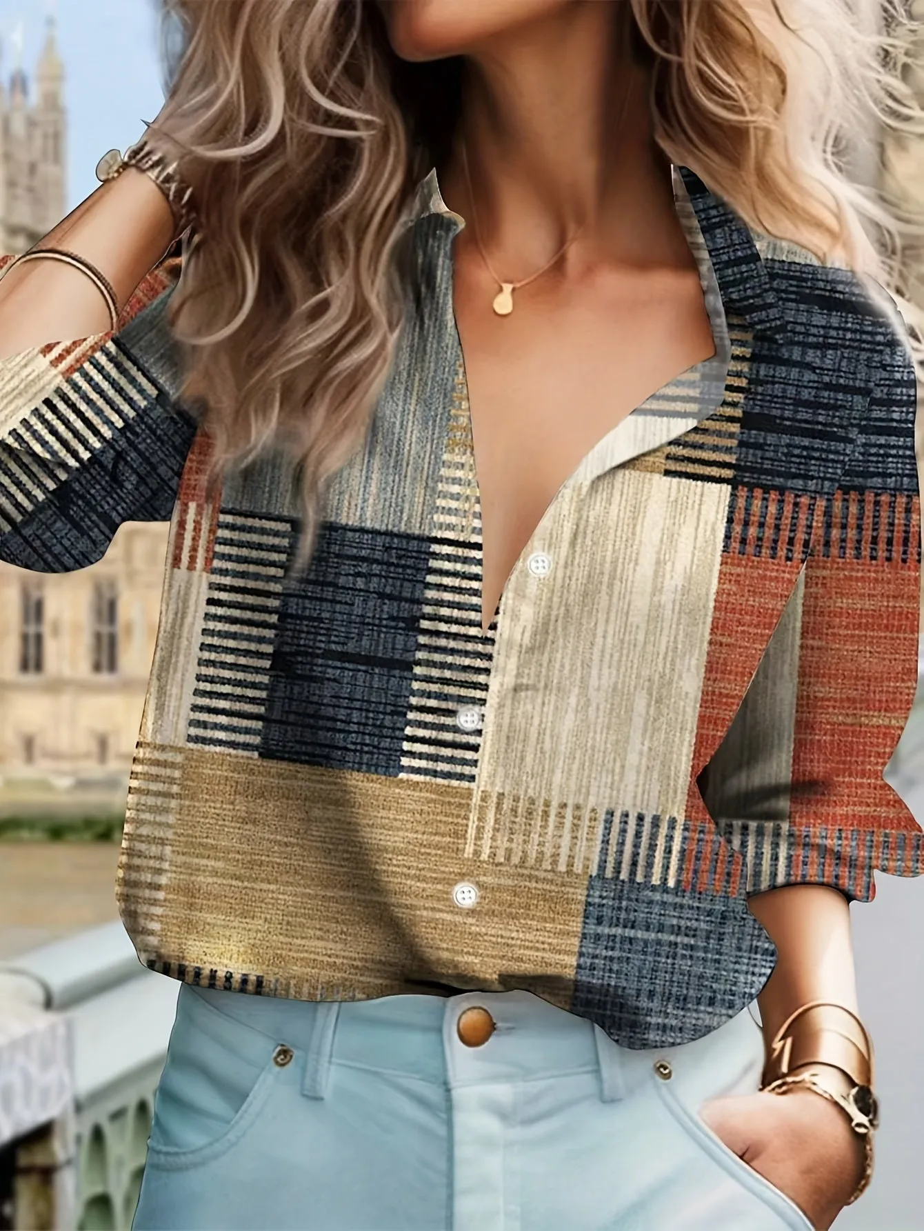 Lyla | Patchwork Blouse