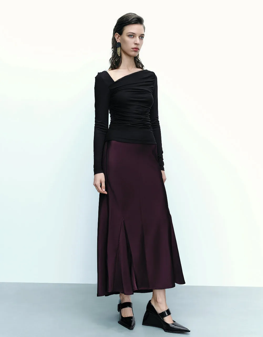 Maxi Fishtail Skirt