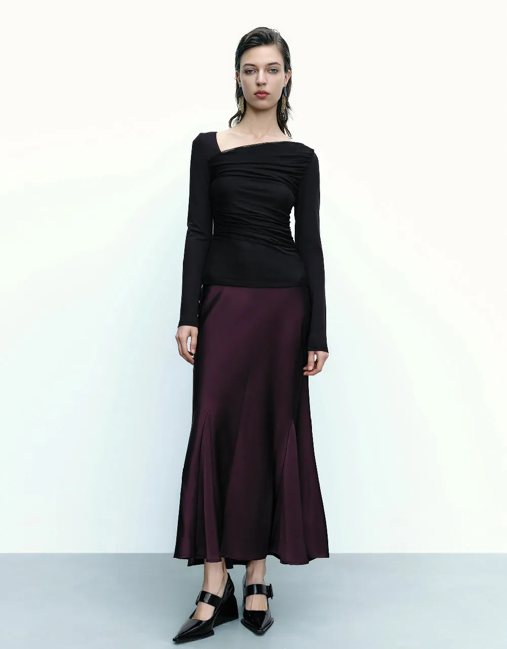 Maxi Fishtail Skirt