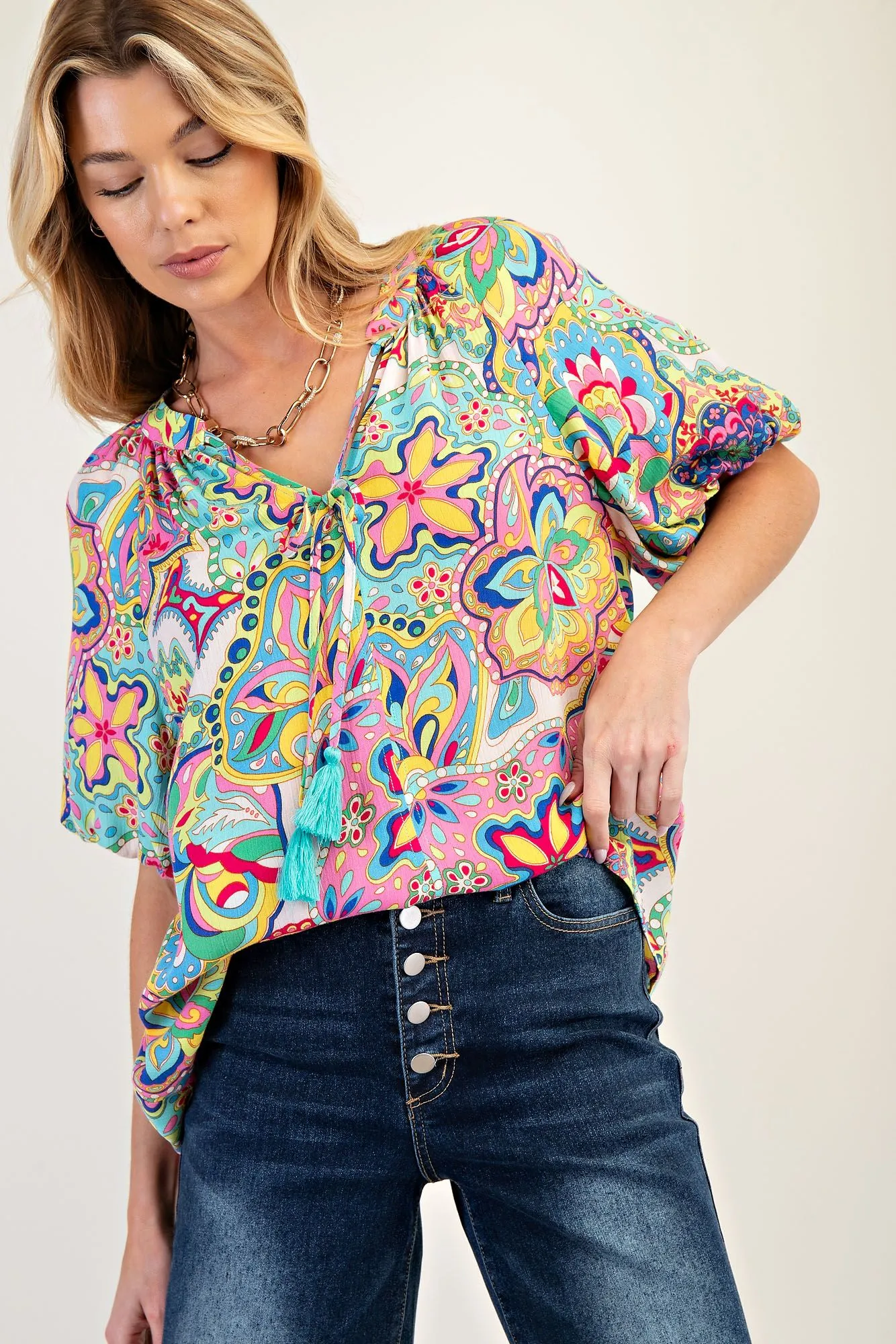 Meredith Gauze Top