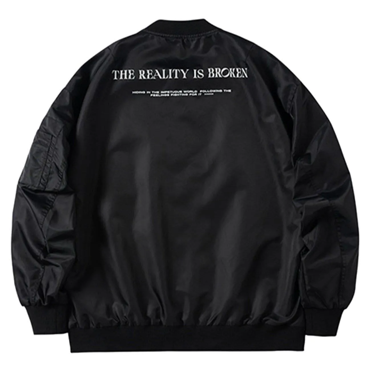Metallic Light Hidden Zipper Pocket Jacket
