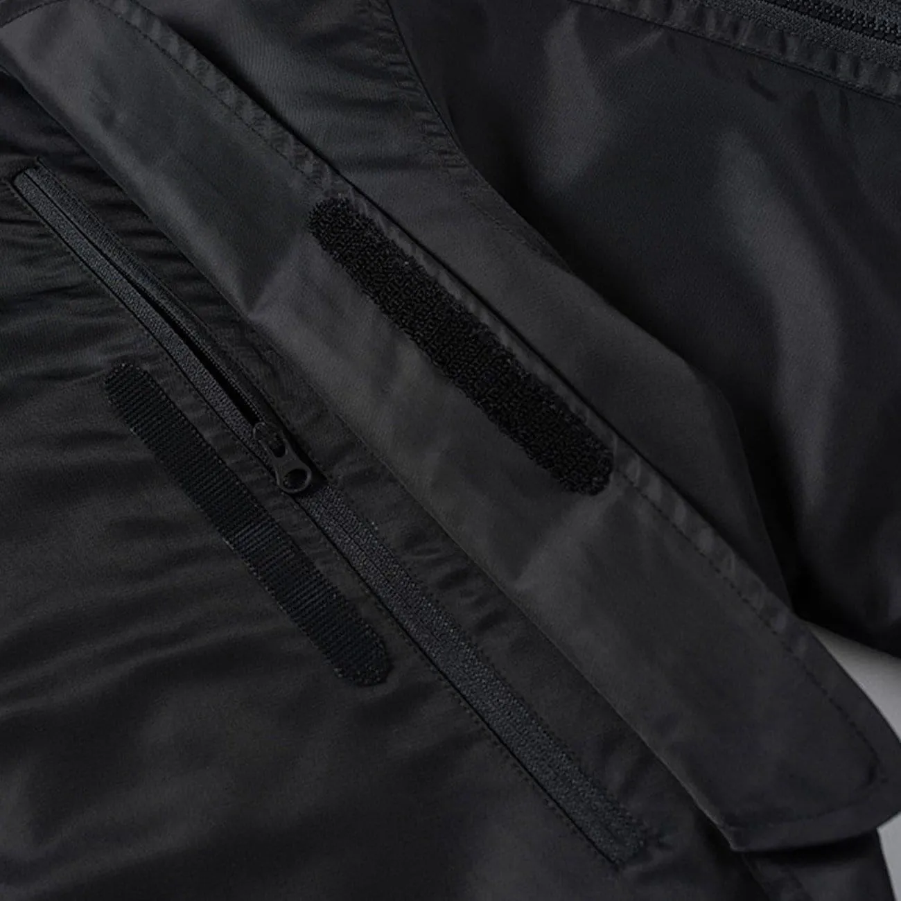 Metallic Light Hidden Zipper Pocket Jacket
