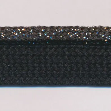 Metallic Piping #91 Black Silver
