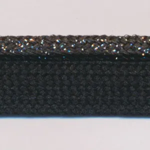 Metallic Piping #91 Black Silver