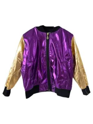 Metallic Purple and Gold Jacket
