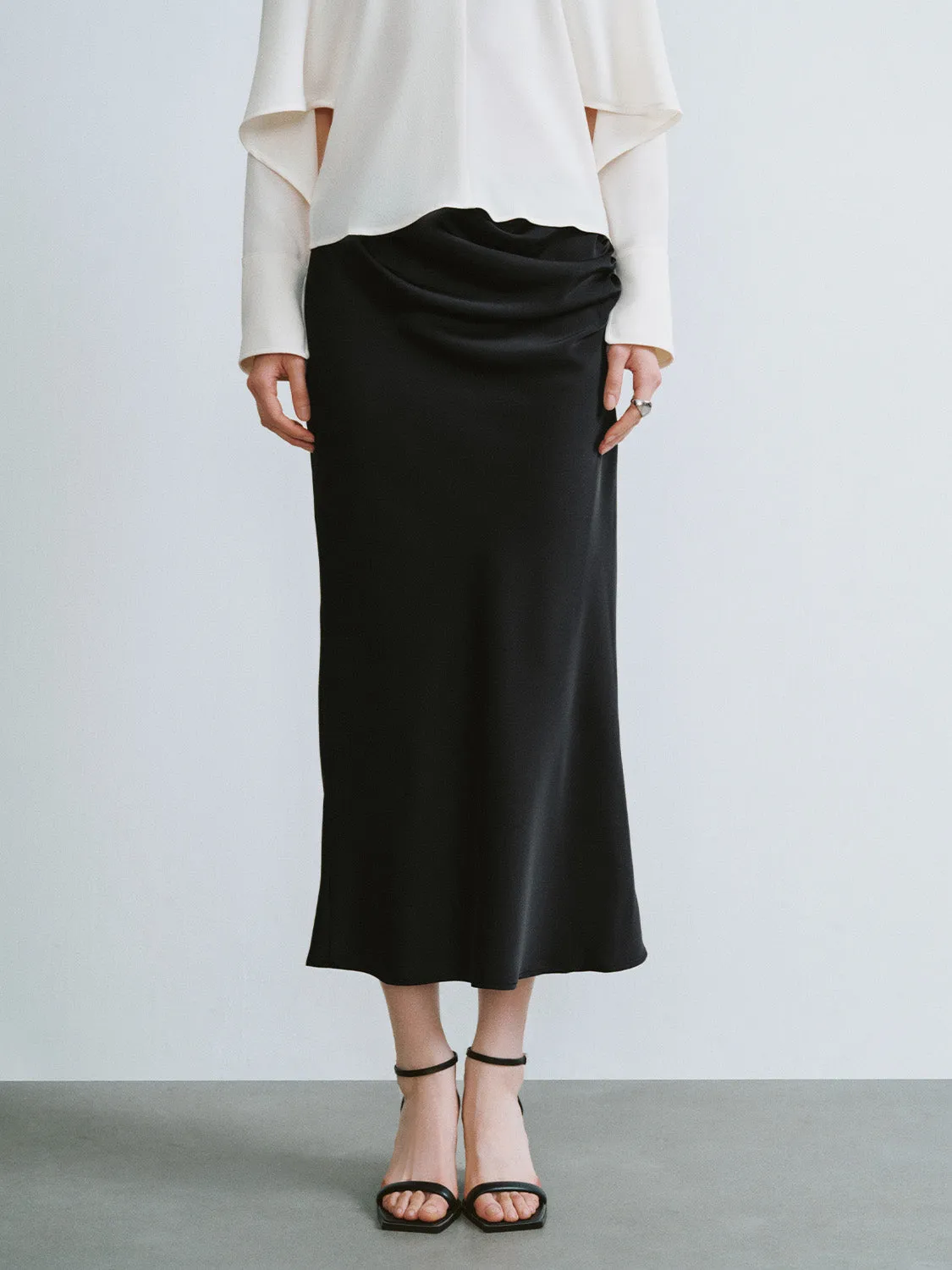 Midi Fishtail Skirt